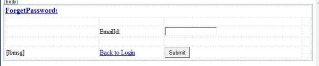 design forgetpassword